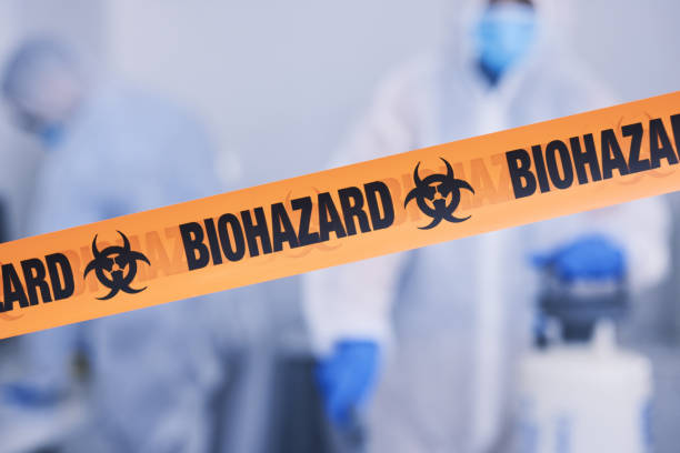 Professional Infectious Disease Decontamination technician working in Troy, NC
